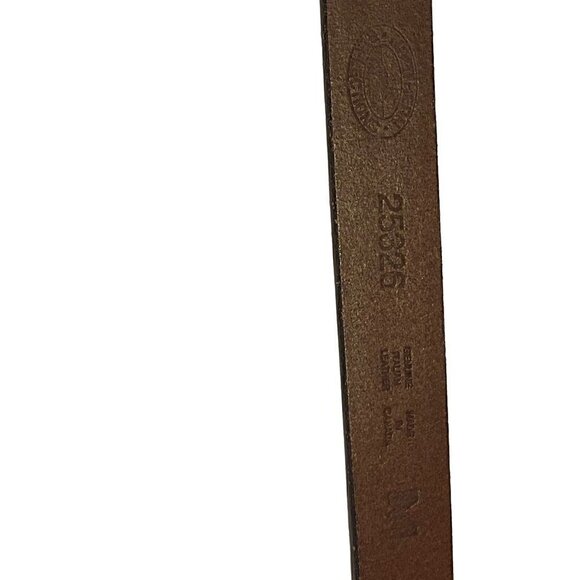 Northern Reflections Brown Genuine Italian Leather Belt Size M - Picture 4 of 11